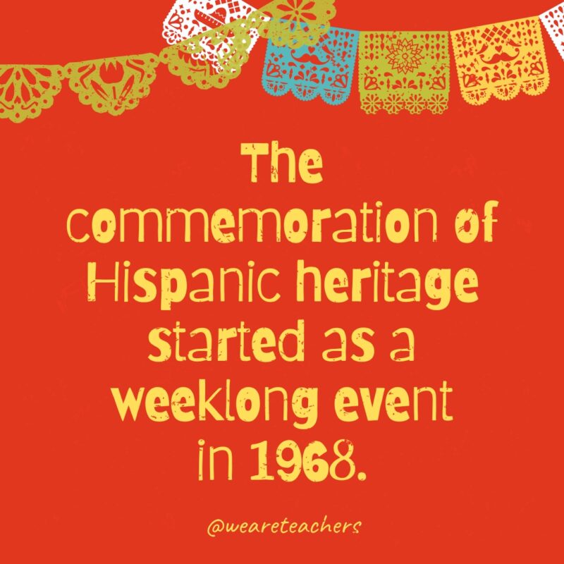 25 Meaningful National Hispanic Heritage Month Facts