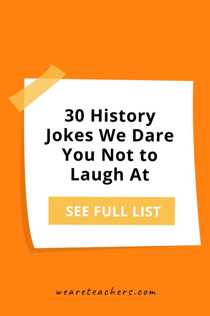 History can be funny, we promise! Check out our top silly history jokes to share with your favorite history buff.