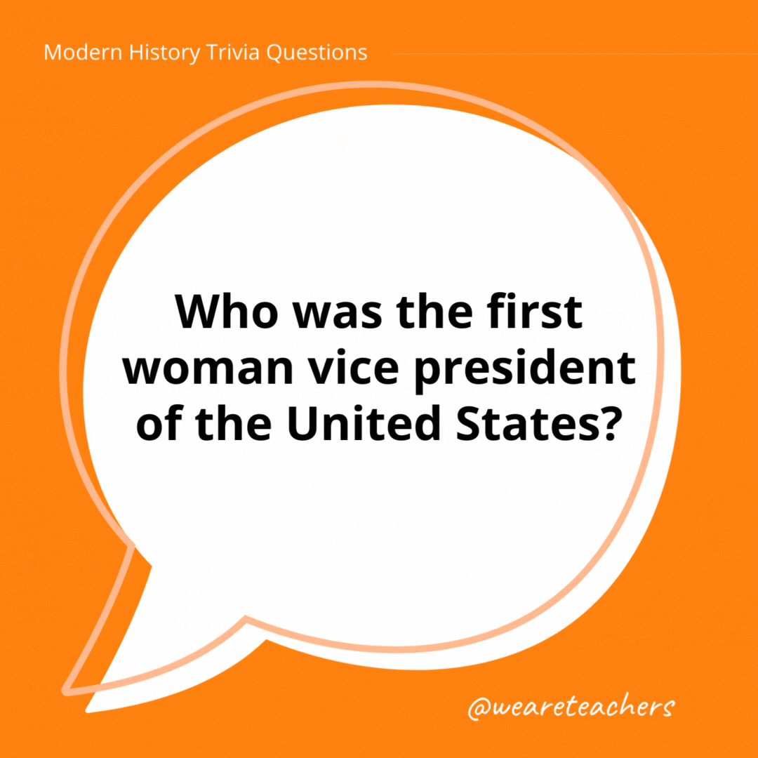 Who was the first woman vice president of the United States? 

Kamala Harris.