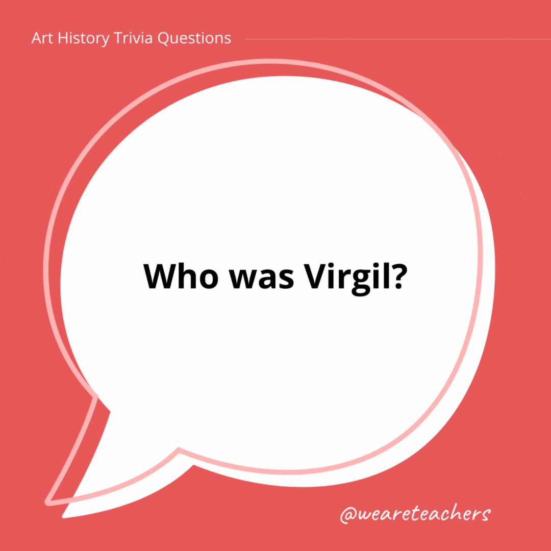 Who was Virgil?

A famous Roman poet whom the Romans regard as their greatest poet.