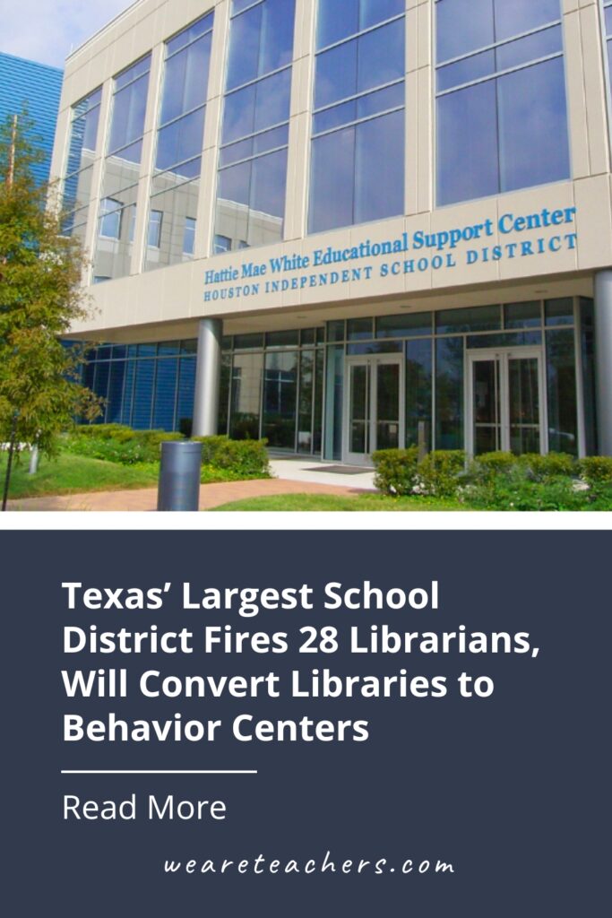 Houston ISD fires librarians and is planning to convert libraries to centers for discipline. What's going on?