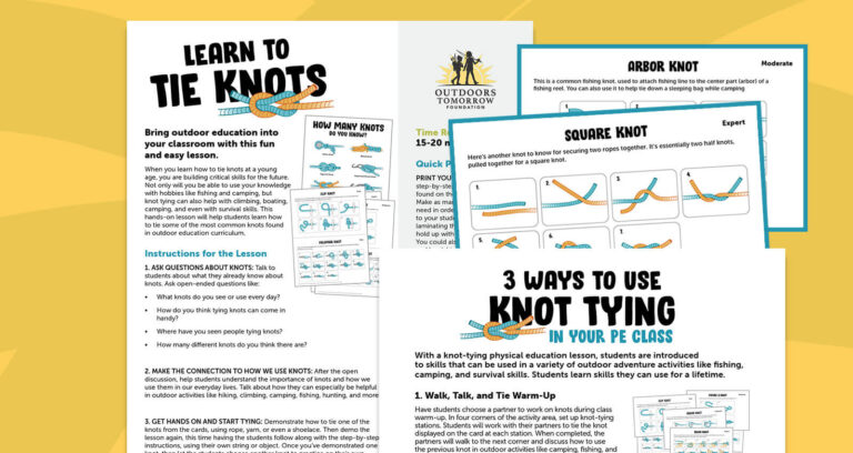 Feature image for How to Tie Knots Lesson Plan and Activity