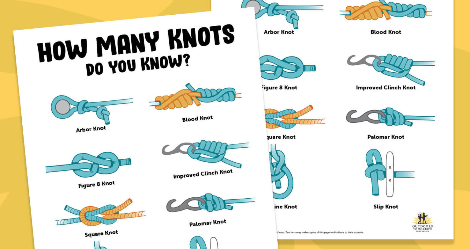 Free Printable Cards on How To Tie Knots