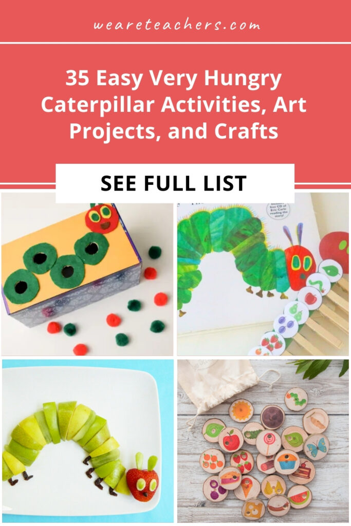 From growing a grassy caterpillar to crafting a paper plate caterpillar, try our Very Hungry Caterpillar activities, projects, and crafts.