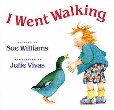 Book cover of I Went Walking by Sue Williams, as an example of big books 