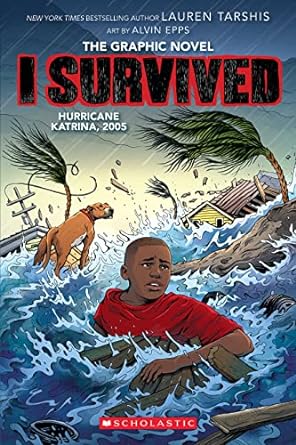 Book cover for I Survived Hurricane Katrina Graphic Novel