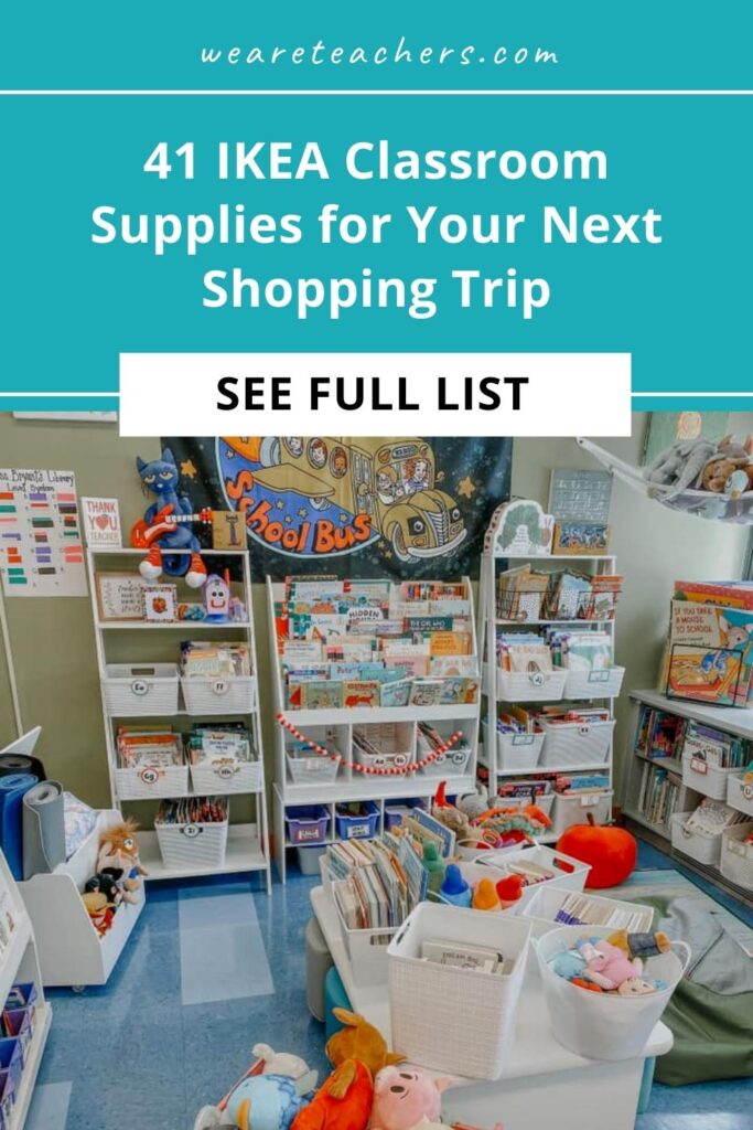 Whoa! You're going to want to save this list. These Ikea classroom supplies are teacher-tested, kid friendly, and budget approved.