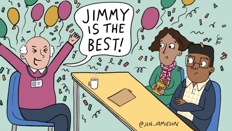 Illustration of positivity-only student conferences