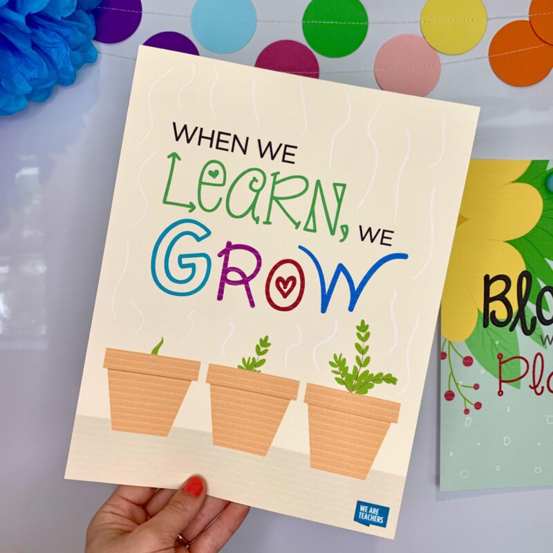 When we learn, we grow.