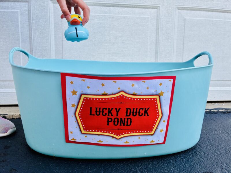 Carnival Games a carnival game for kids: lucky duck pond