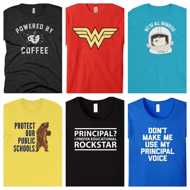 12 Essential T-Shirts for Principals