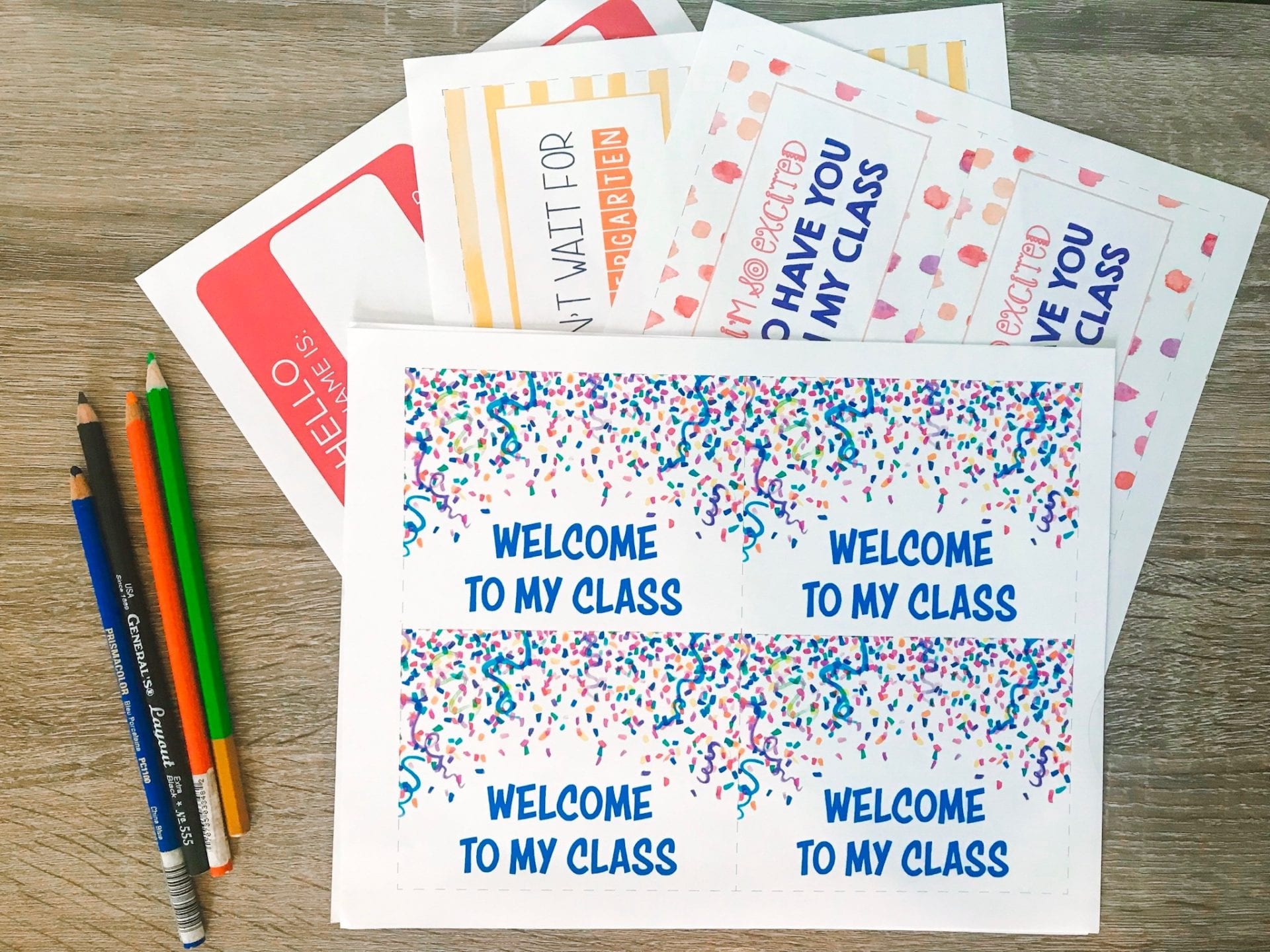 Free Printable Welcome Postcards for Teachers - WeAreTeachers