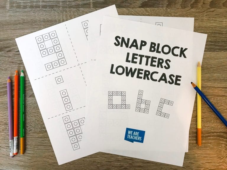 Snap Abc Free Snap Block Alphabet for Early Childhood Classrooms