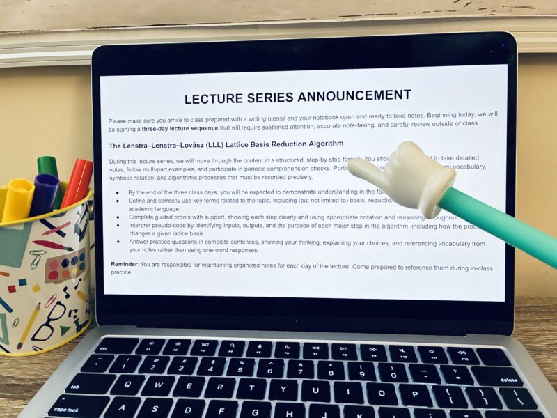 April Fools Jokes for Teachers to Play on Students a computer screen image of a terribly boring lesson as an April Fools' Day prank