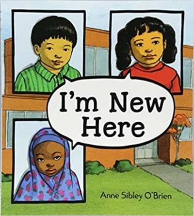 Book cover for I'm New Here as an example of second grade books