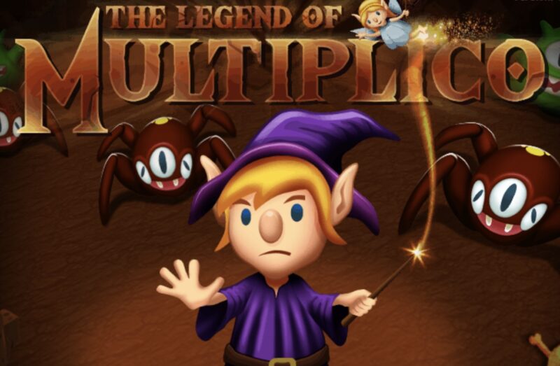 wizard with a purple hat from the legend of multiplico game 