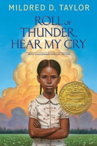 Roll of Thunder, Hear My Cry book cover--middle school books