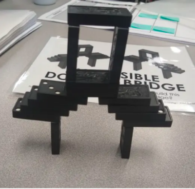 Impossible domino bridge middle school math. 