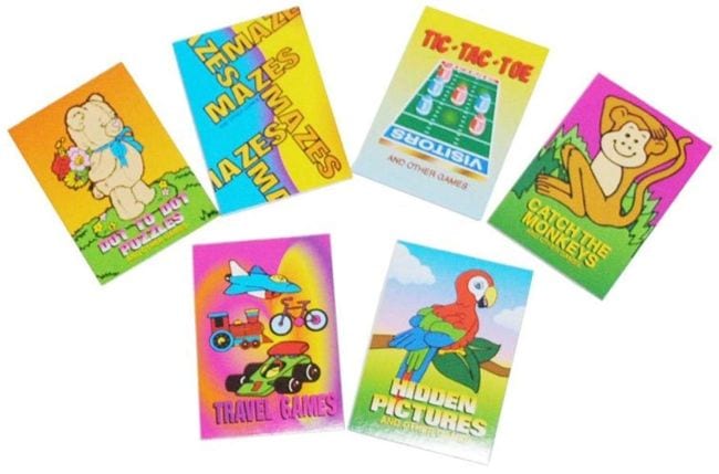 Inexpensive Gift Ideas for Students: Mini puzzle books with mazes, tic-tac-toe, etc.