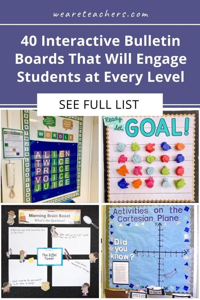 40 Interactive Bulletin Boards That Will Engage Students at Every Level