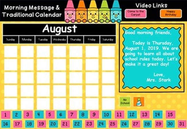 The Best Interactive Online Calendars for Morning Meetings and More