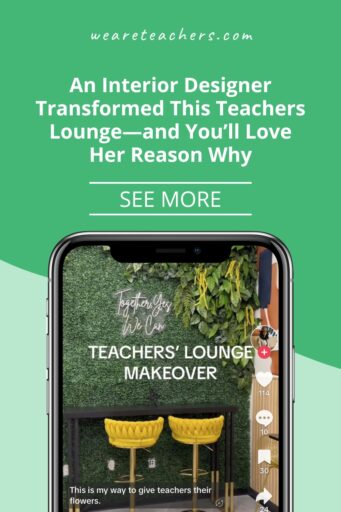 An Interior Designer Transformed This Teachers Lounge