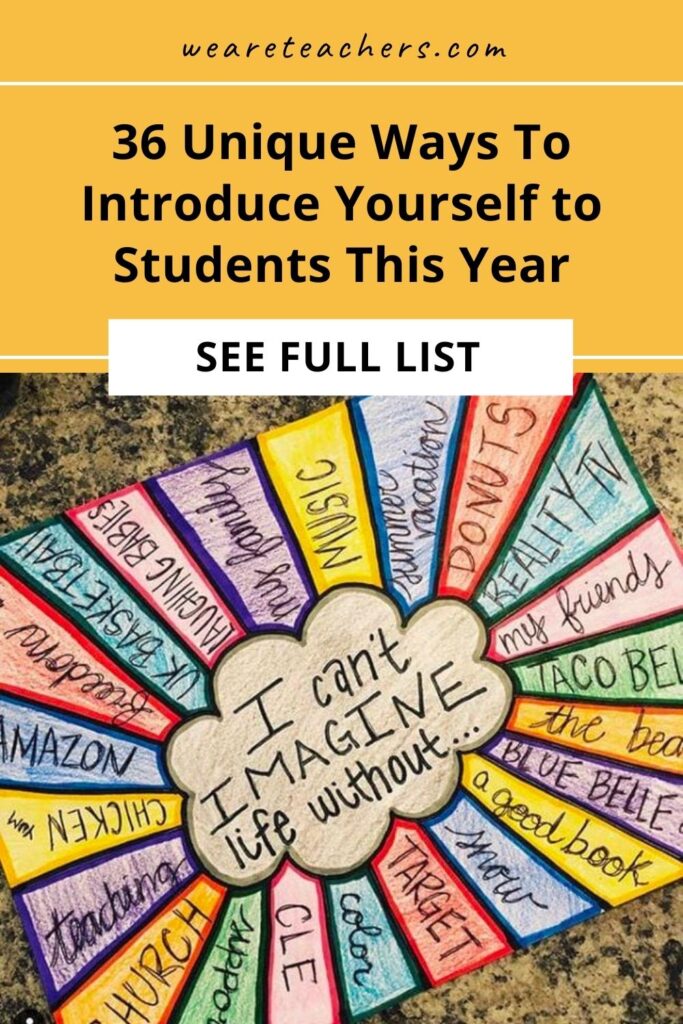Make a meaningful first impression when you introduce yourself to students using these engaging ideas. Your students can use them too!