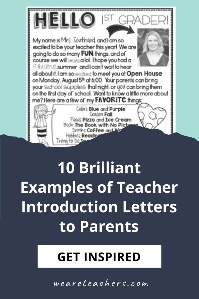 10 Brilliant Examples of Teacher Introduction Letters to Parents