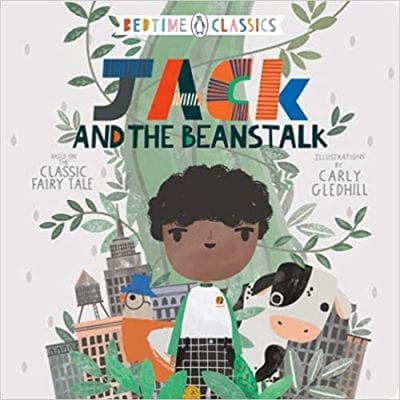 Book cover for Penguin Bedtime Classics Jack and the Bean Stalk Book as an example of preschool books