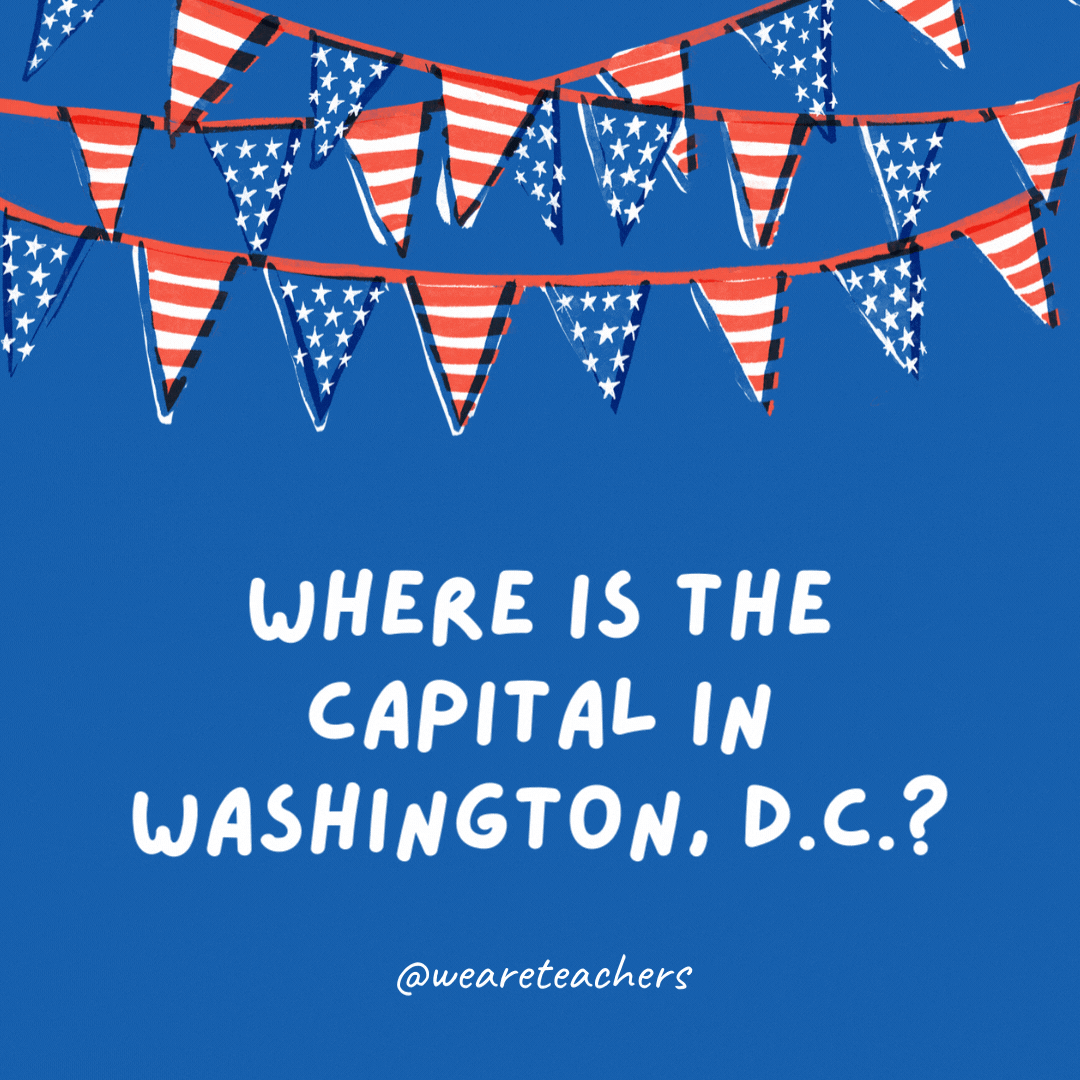 Where is the capital in Washington, D.C.?