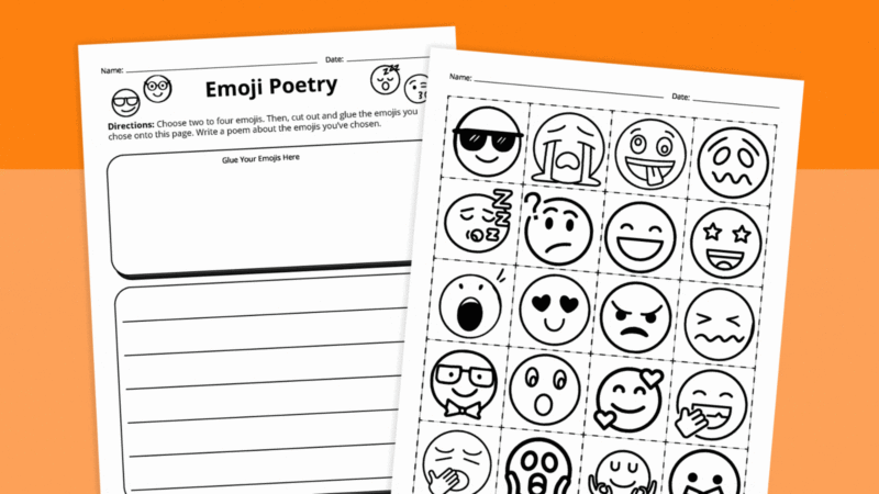 K2 Poetry Worksheets