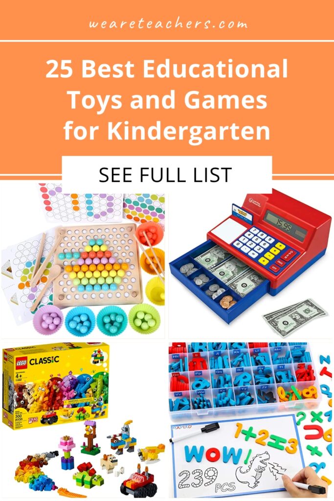 Know a curious kindergartner? These teacher-approved educational toys for kindergarten belong on your shopping list. Fun, hands-on learning!