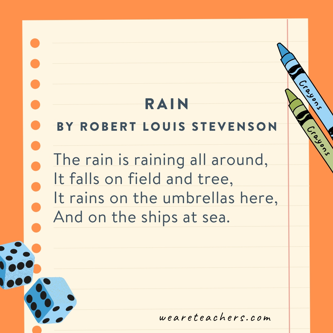 Rain by Robert Louis Stevenson