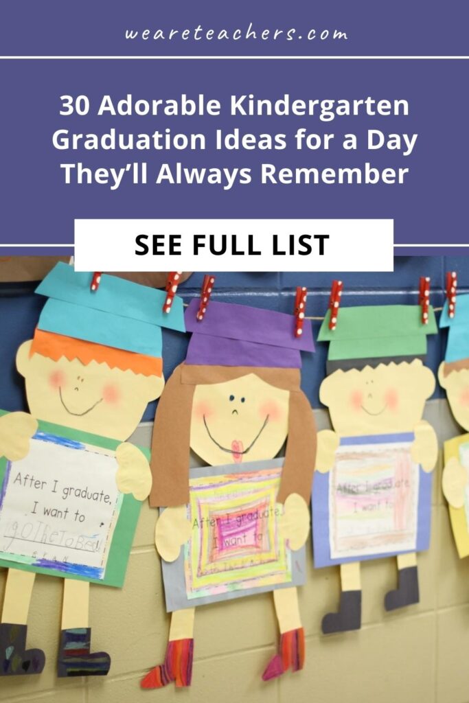 This list of kindergarten graduation ideas will help you plan for your next class graduation. Easy DIY ideas are included.