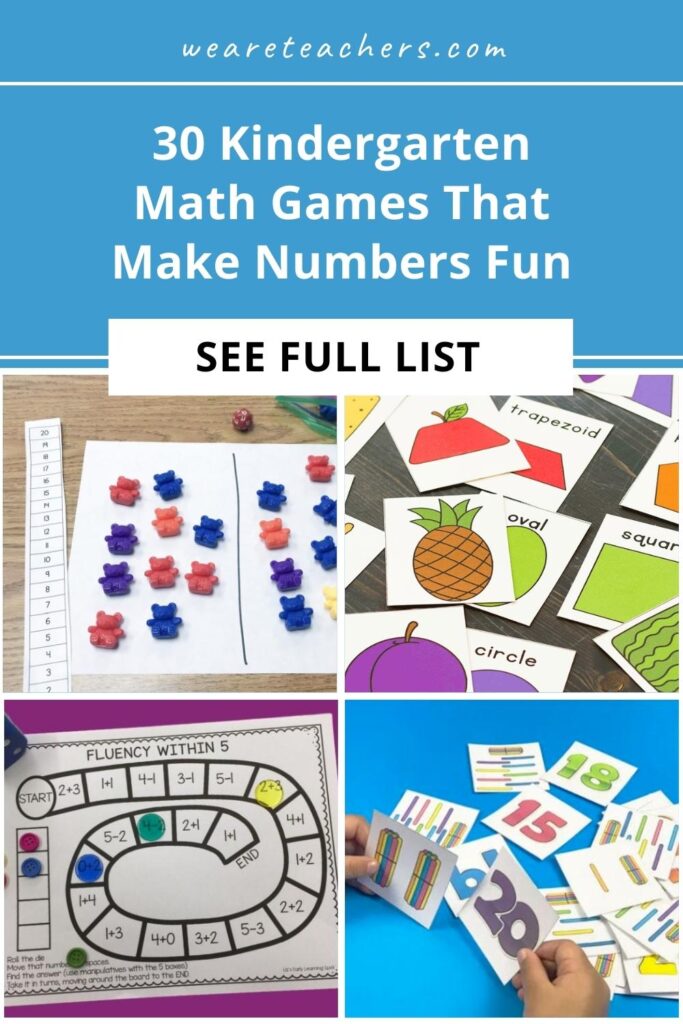 Ready to build early math foundations? These kindergarten math games help kids conquer cardinality, count to 100, add and subtract, and more.