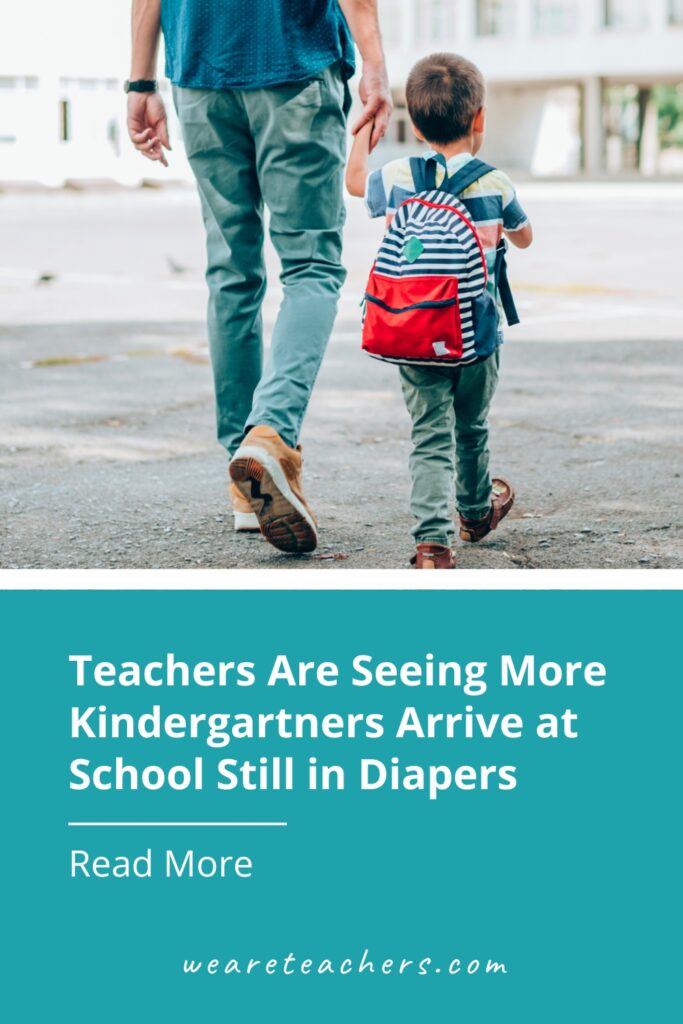 Kindergartners in diapers? Teachers are saying it's happening across the country. Read why this is happening and what teachers worry about.