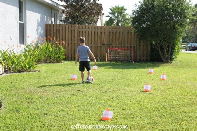 Kinesthetic Reading Activities Sight Word Soccer
