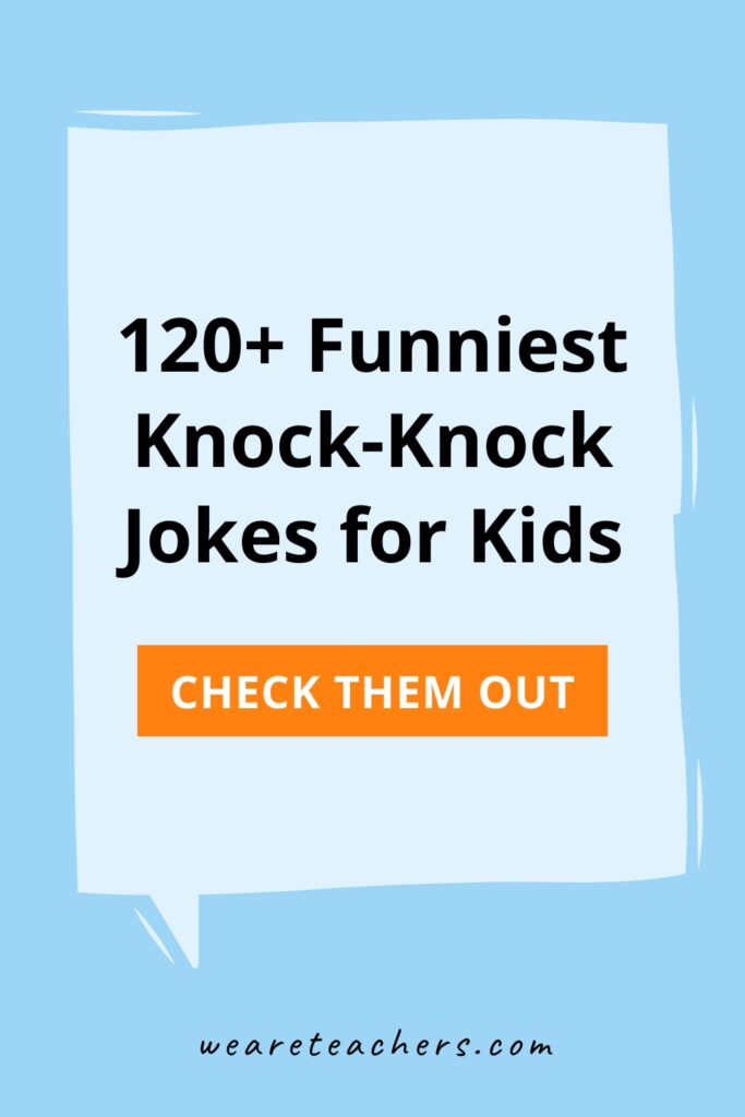 All kids love a good joke! Share one of these knock-knock jokes for kids with your students on test days or any day.