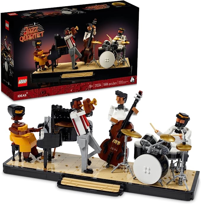 LEGO jazz quartet, as an example of music teacher gifts
