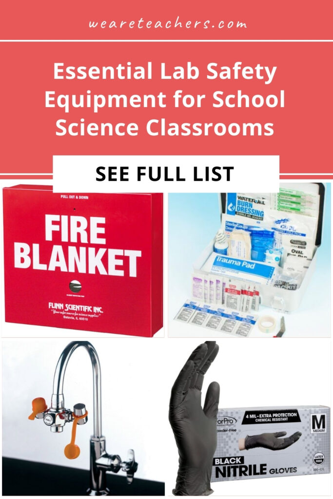 Keep students protected while they learn with the best lab safety equipment for chemistry, biology, and other science classrooms.