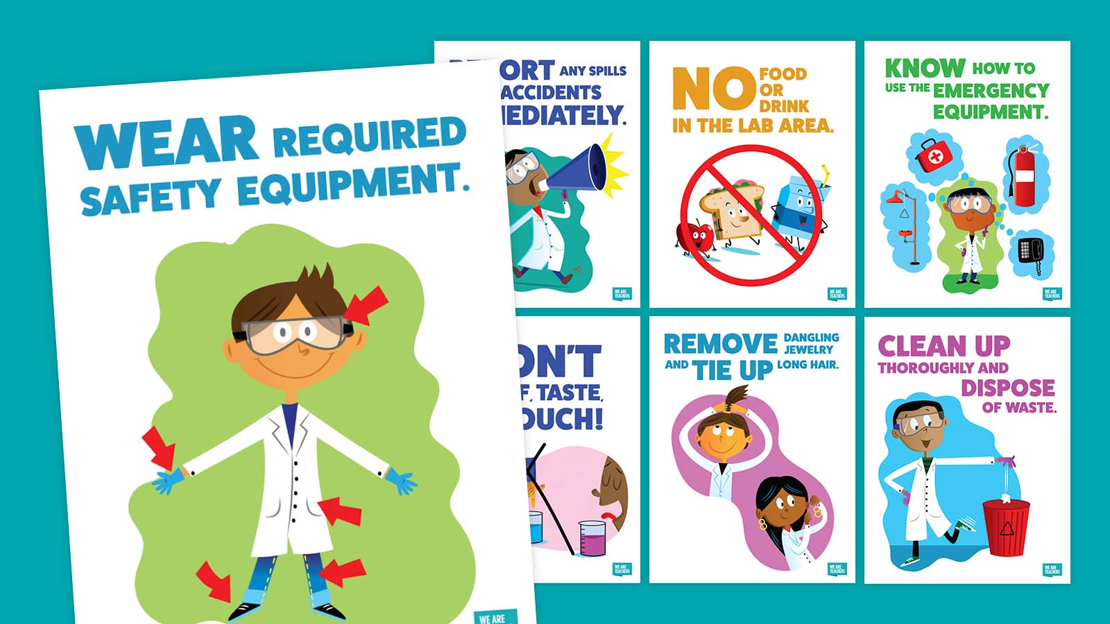 These Free Printable Lab Safety Rules Posters Belong In Every Science ...