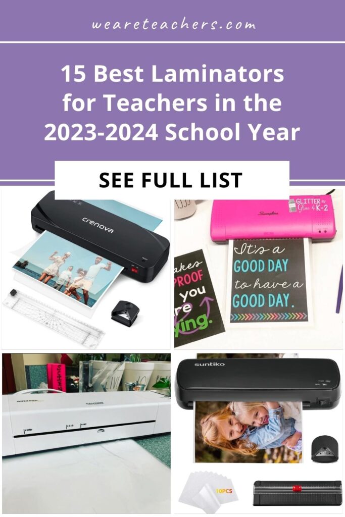 If you don't laminate everything, are you even a teacher? Here are the best laminators for teachers to use in the classroom or at home.