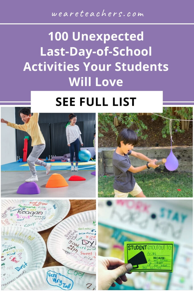 It's finally here! Celebrate the start of summer break with these unexpected and fun last-day-of-school activities for students of all ages.