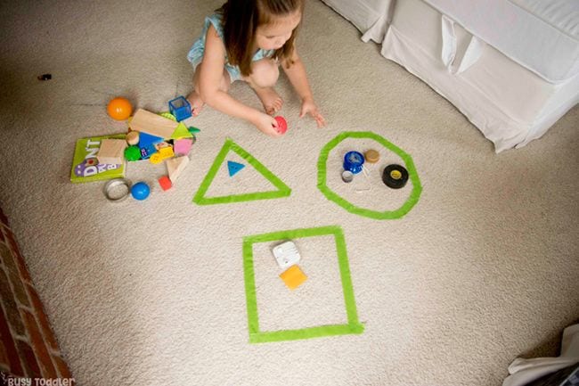 shapes hunt activity