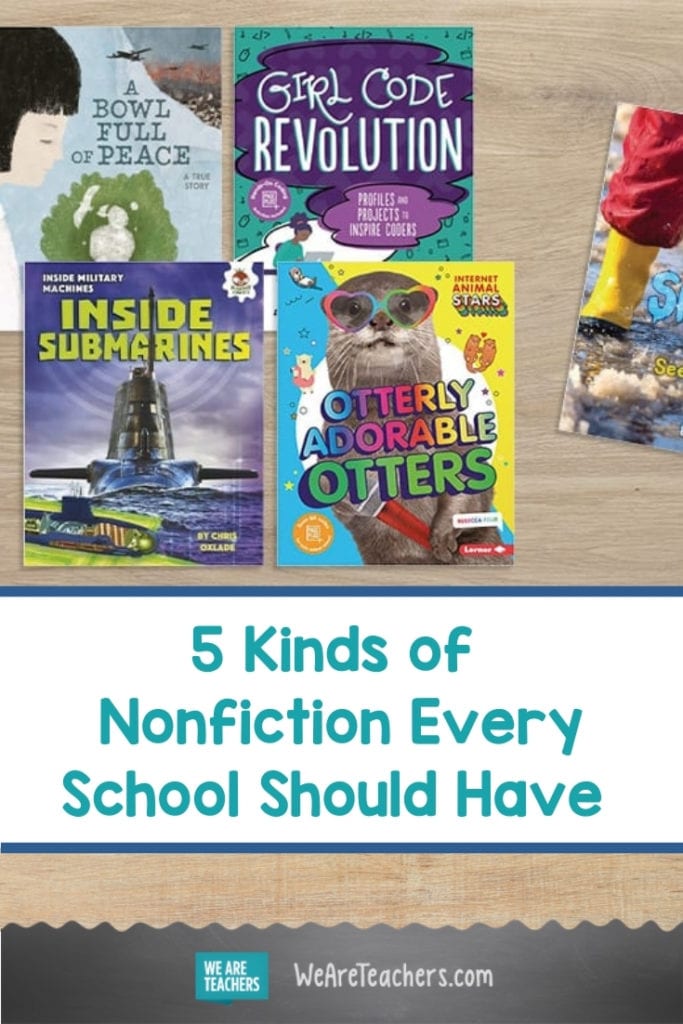 5 Kinds of Nonfiction Every School Should Have (with Book Recommendations)