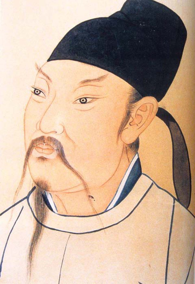 Illustration of Li Bai, as an example of famous poets.