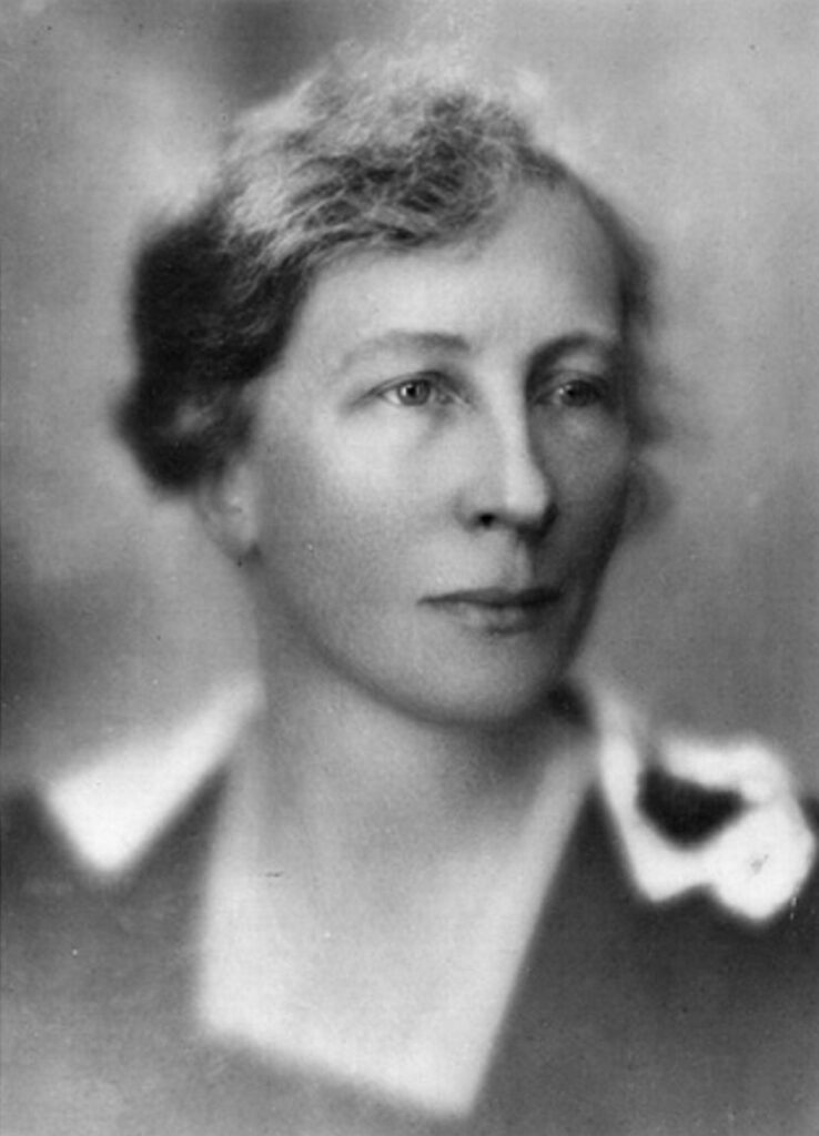 Famous engineers include Lillian Gilbreth who is shown in this black and white headshot. 