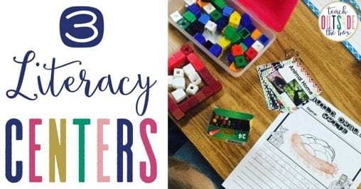 STEM Bins Literacy Centers