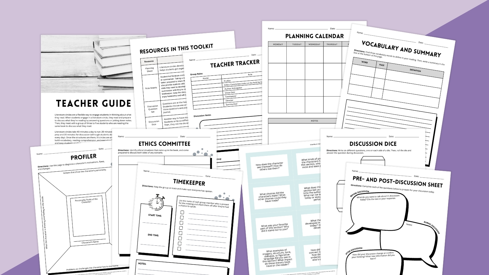 Literature Circles Classroom Resource Kit