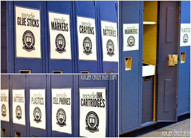 Recycling Center Lockers
